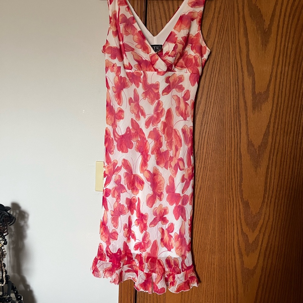 City Triangles Pink Floral Mini Dress